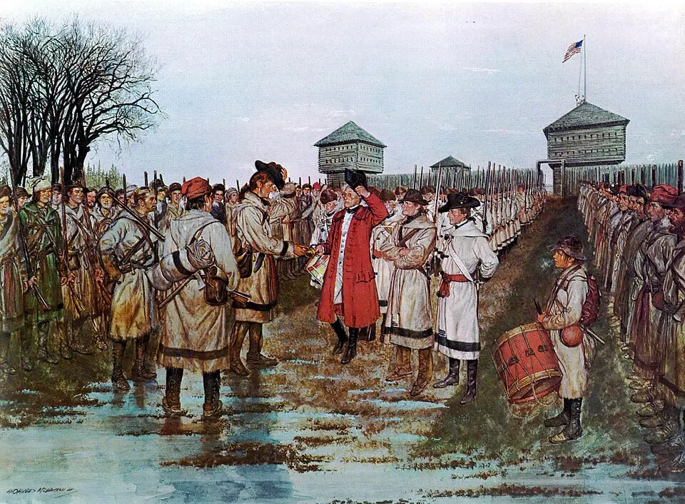 Hamilton surrenders to Clark at Vincennes