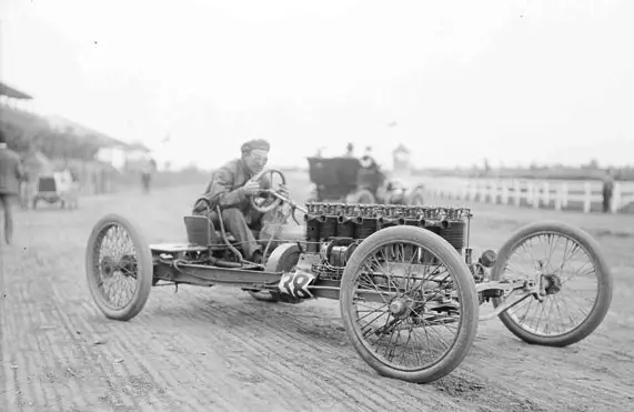 Carl Fisher at Harlem Race Track