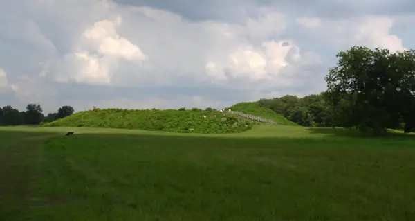 Angel Mounds archaeological site in Evansville